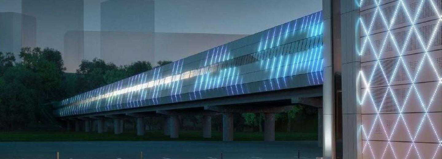 Как будет выглядеть обновлённый метромост в Новосибирске