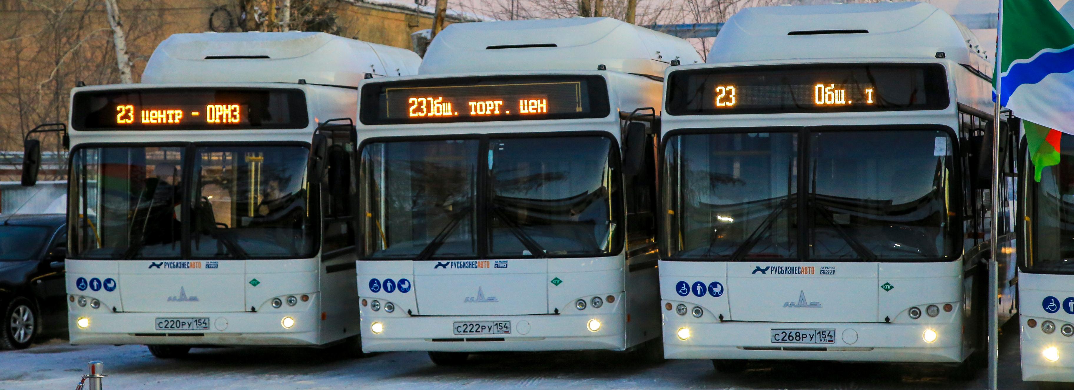 На муниципальный контракт переведут ещё два автобуса в Новосибирске