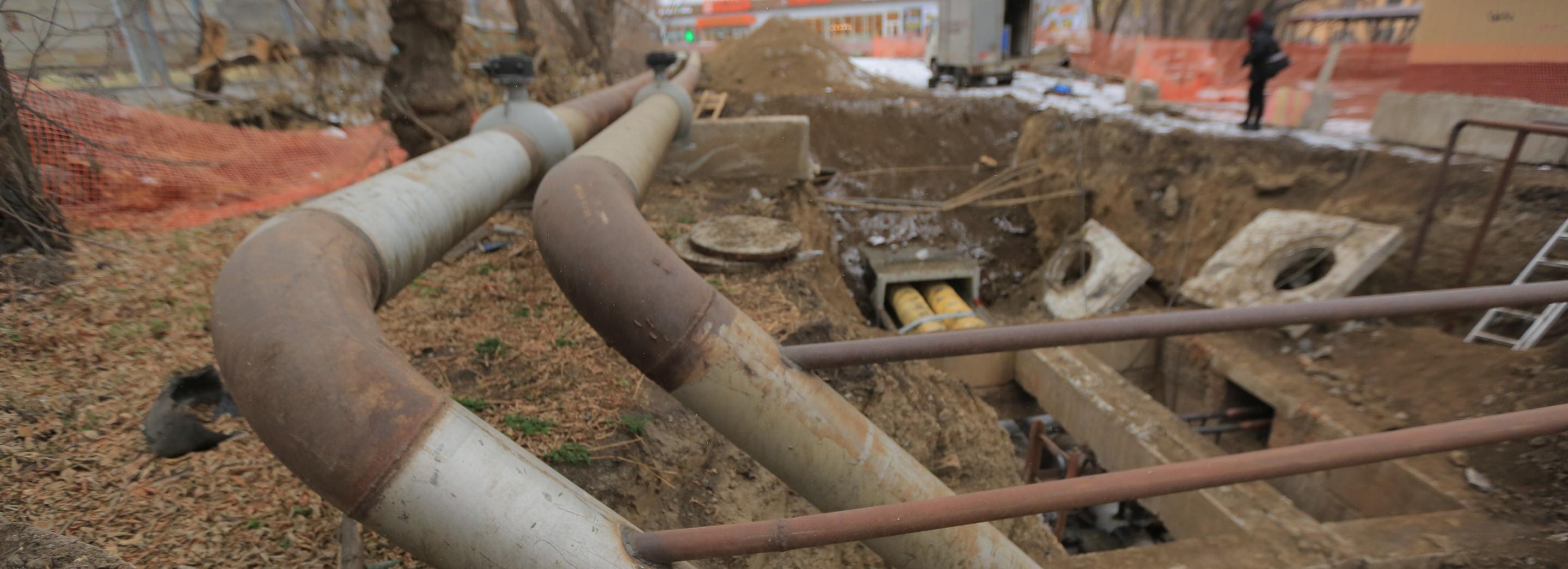 Маршрутка №65 изменила схему движения из-за ремонта теплотрассы