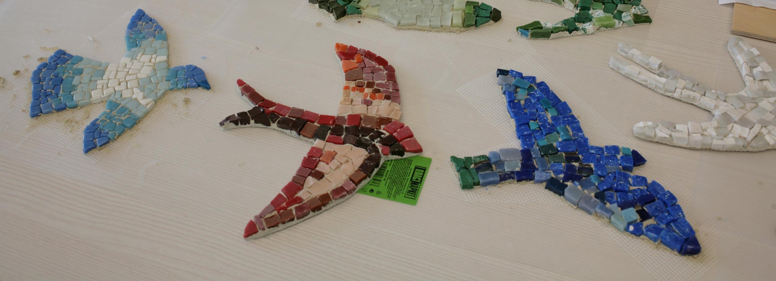 Стаю из мозаичных ласточек разместят на стене кинотеатра «Победа»