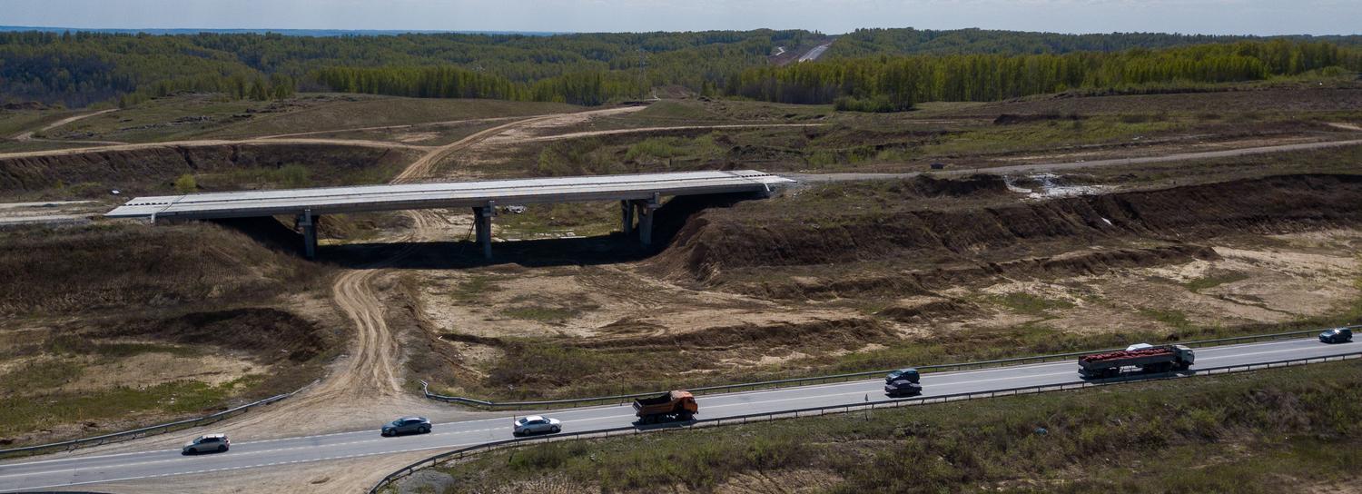 Больше 8 км Восточного обхода Новосибирска залили в цементобетон