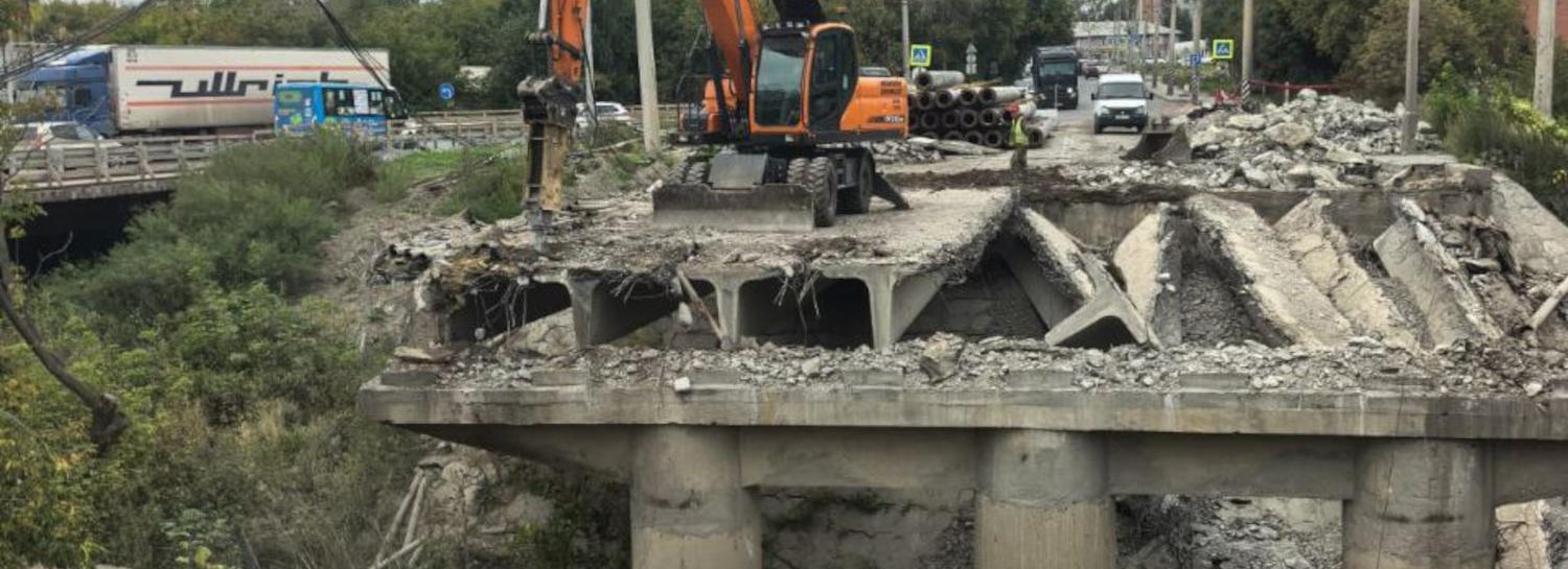 Мэр Кудрявцев: старый мост через Тулу разбирают на улице Петухова