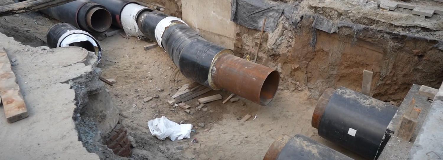 Временную схему подачи тепла используют при ремонте теплотрассы