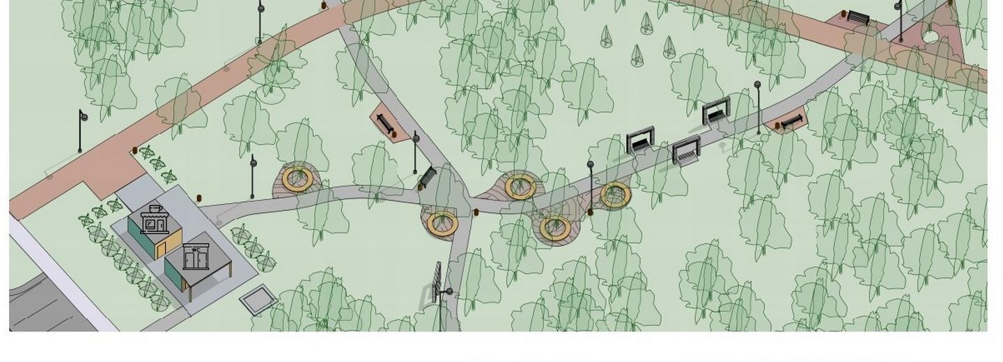 Депрессивную территорию на Воинской превратят в сквер с лавками-качелями