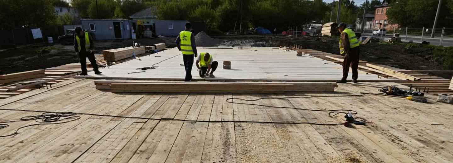 Мэр Кудрявцев: временный мост через реку Тулу откроют для проезда в июле