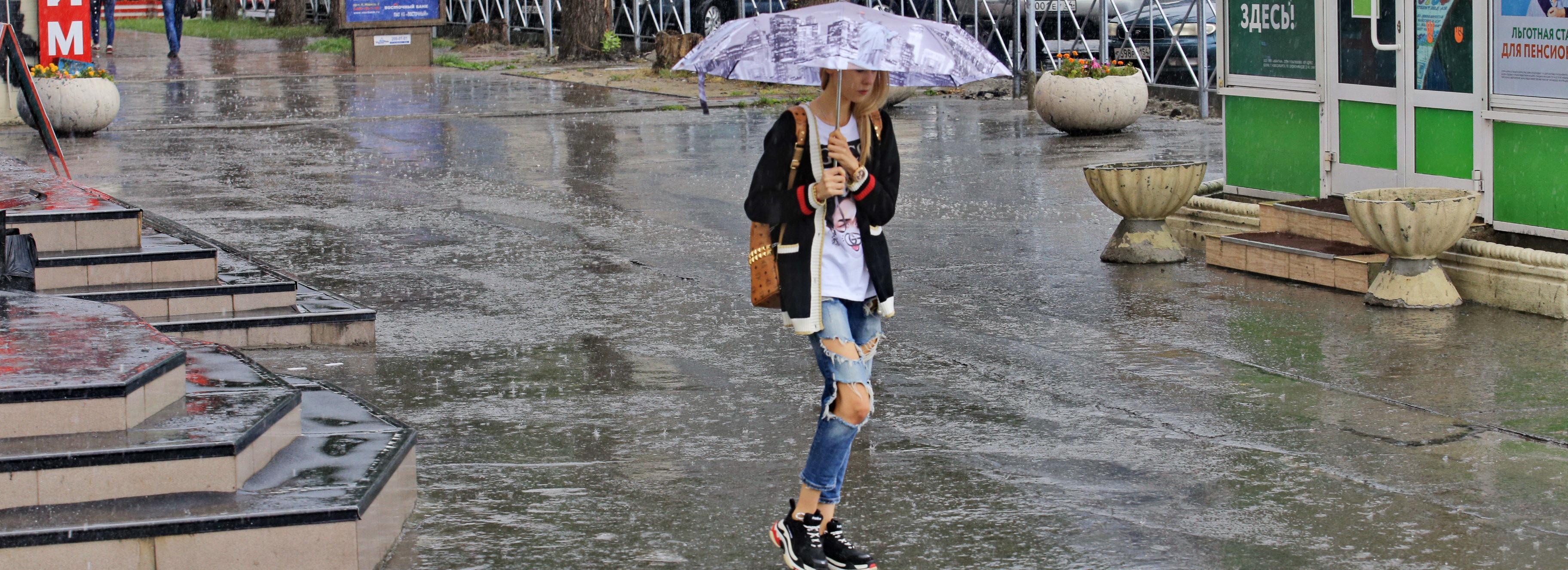 Холодный фронт принесёт в Новосибирск ливни в начале недели