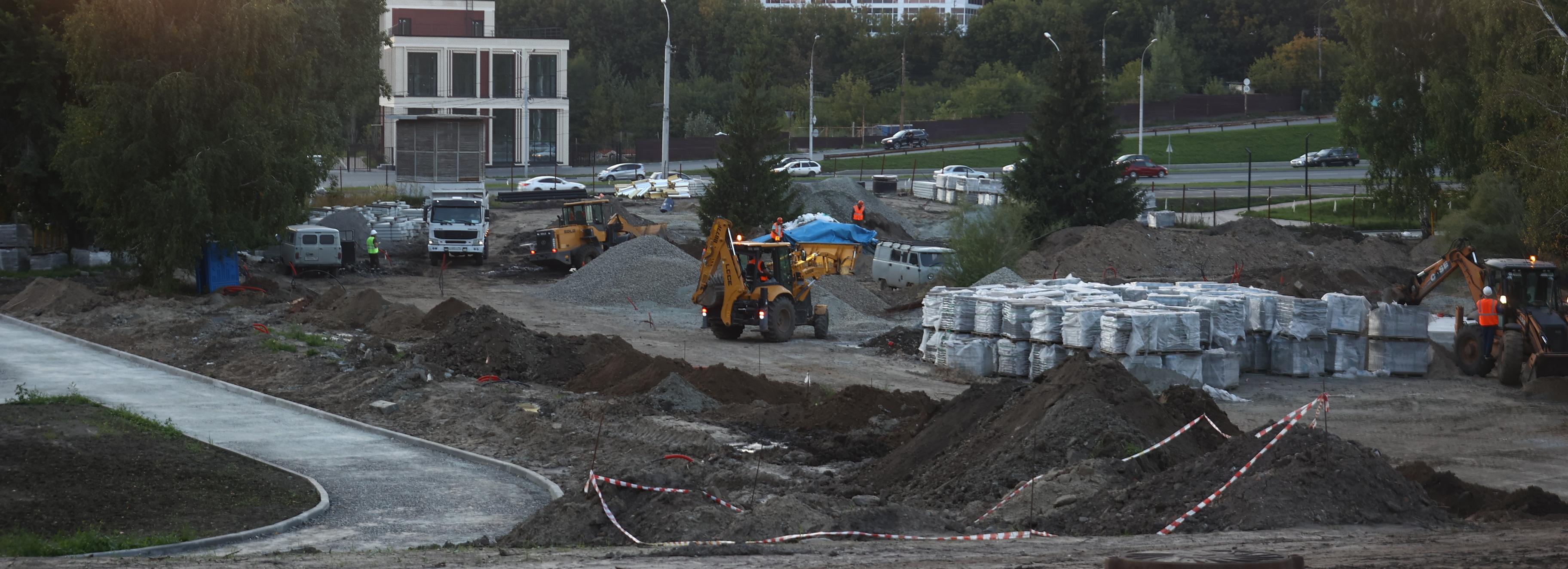 Мэр Кудрявцев: первый этап создания сквера Бугакова закончат в октябре