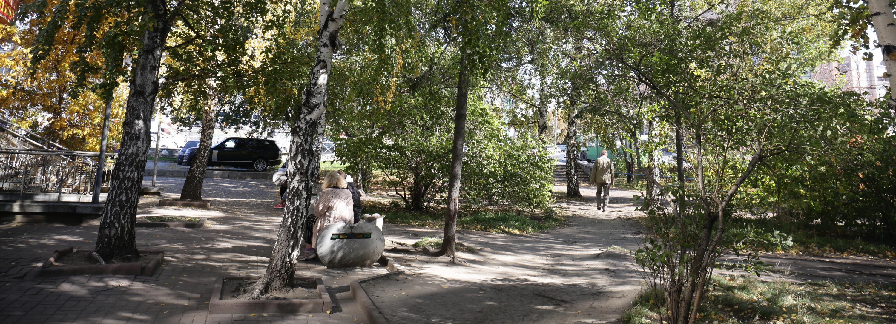 Легендарный зелёный островок на Челюскинцев благоустроят до конца лета