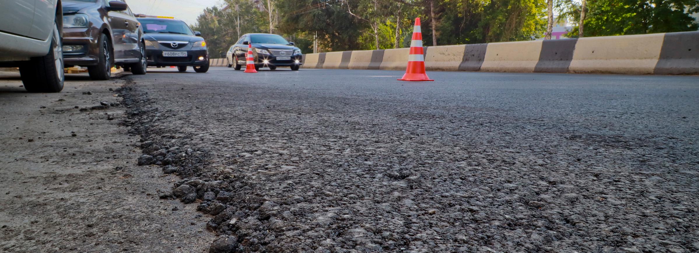18 участков дорог обновили по муниципальной программе в Новосибирске