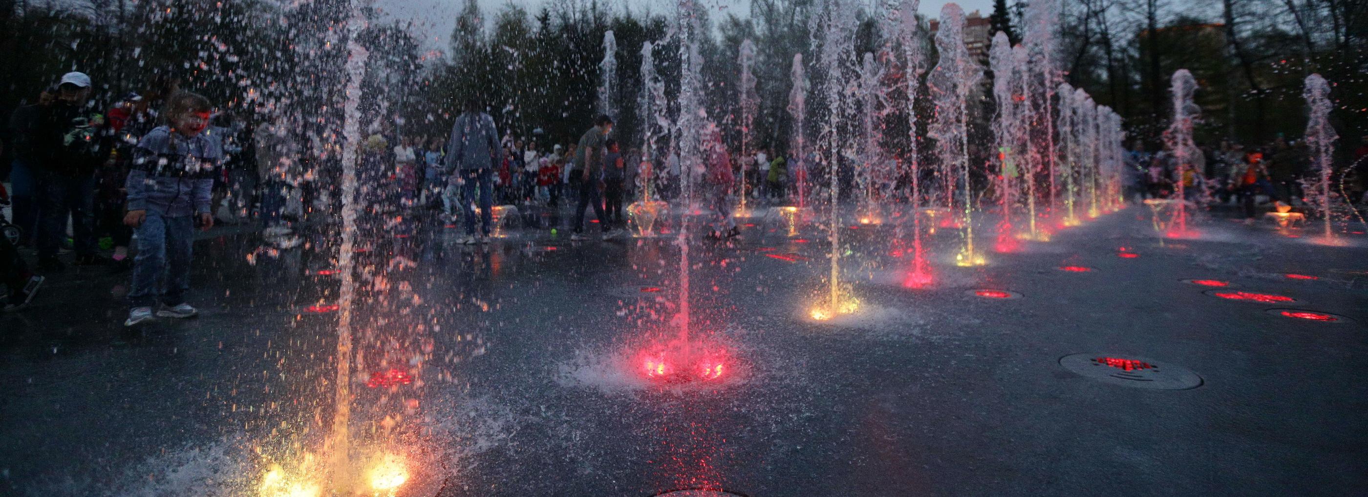 Стала известна дата запуска светомузыкального фонтана в Центральном парке