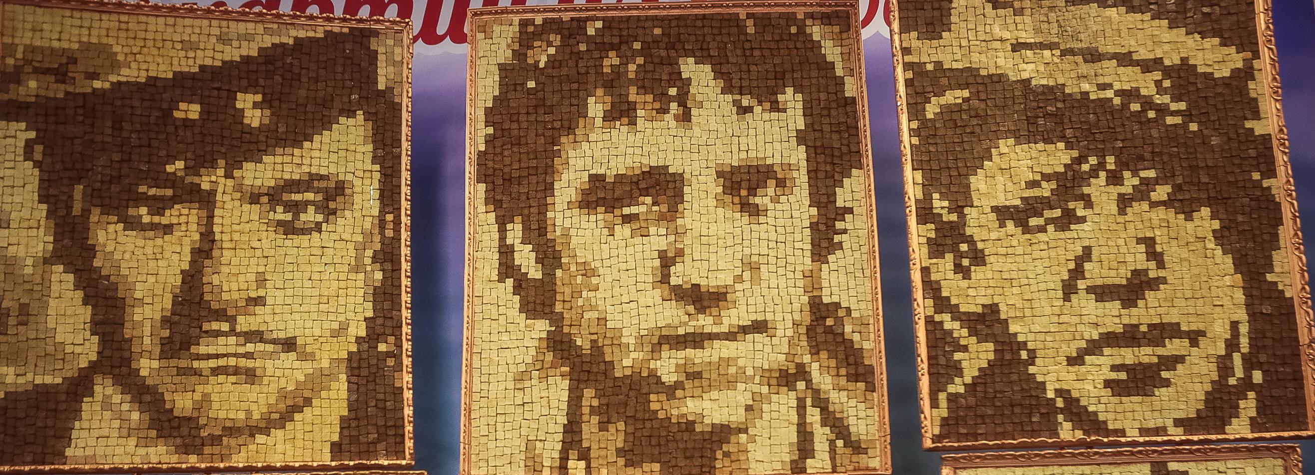 Хлебные портреты Пушкина и Высоцкого показали на агрофоруме в Экспоцентре