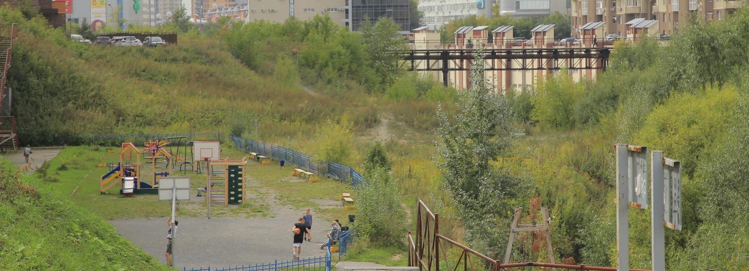 Парк уровня Михайловской набережной может появиться в пойме Ельцовки