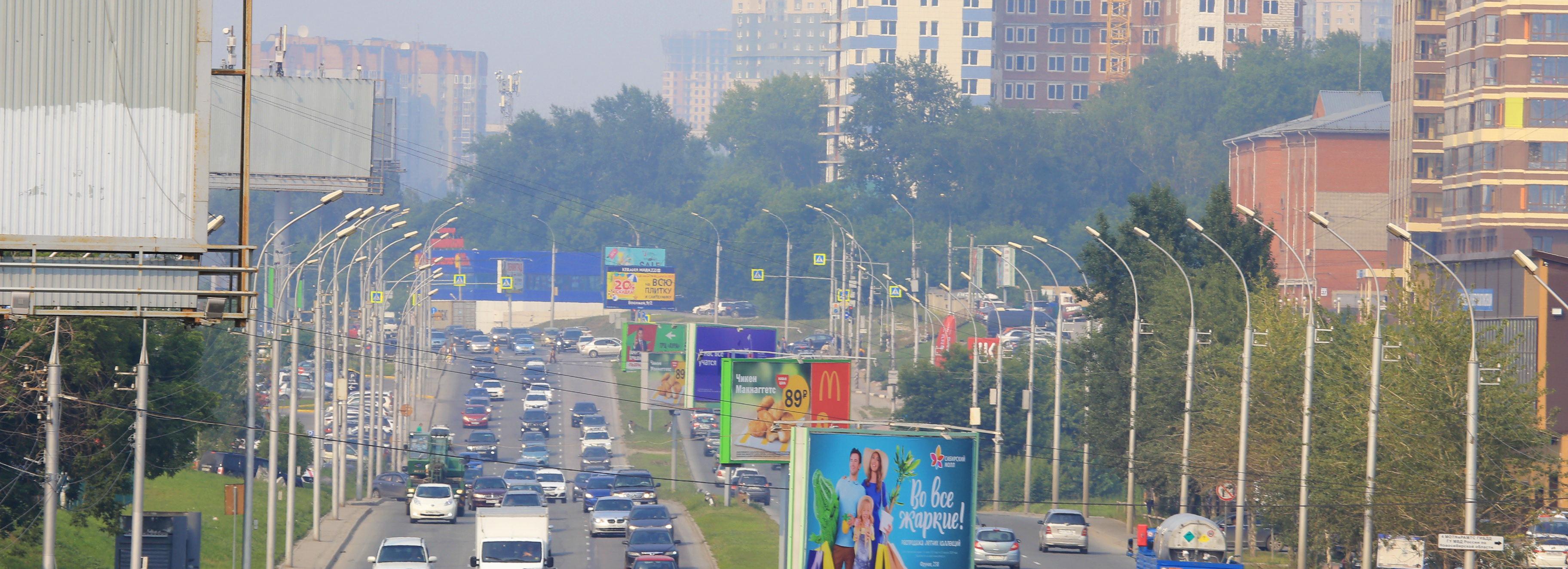 Запах гари в Новосибирск принесли лесные пожары из-за Урала