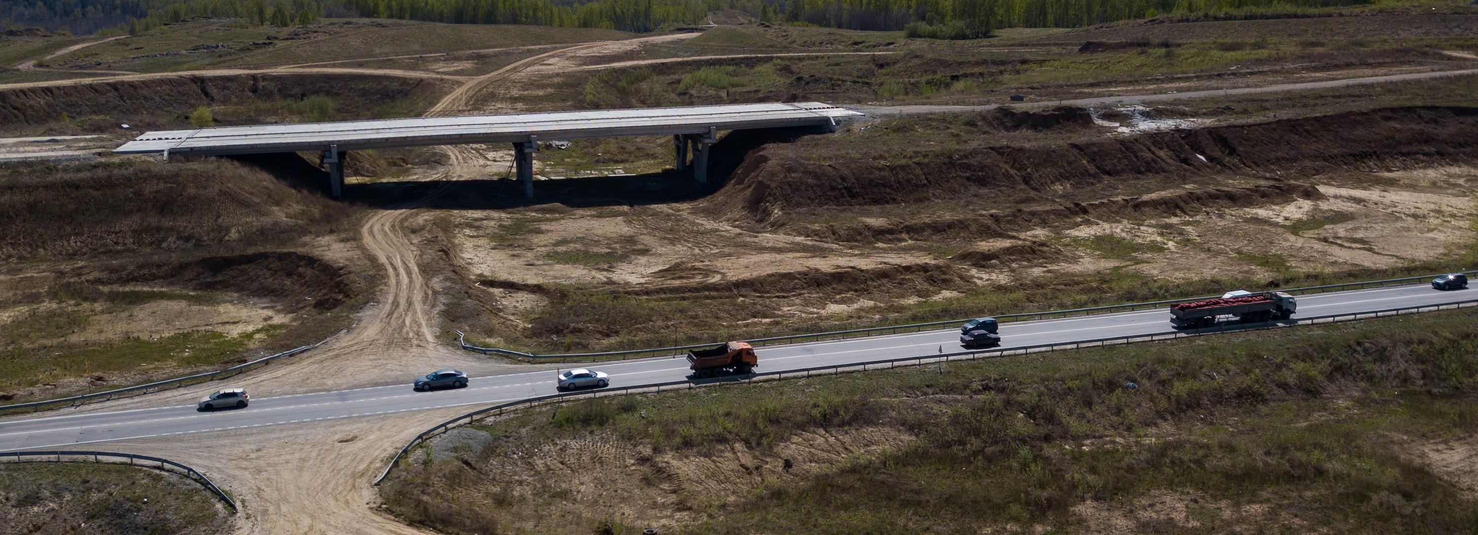 Просеки и эстакады: как сегодня выглядит Восточный обход Новосибирска