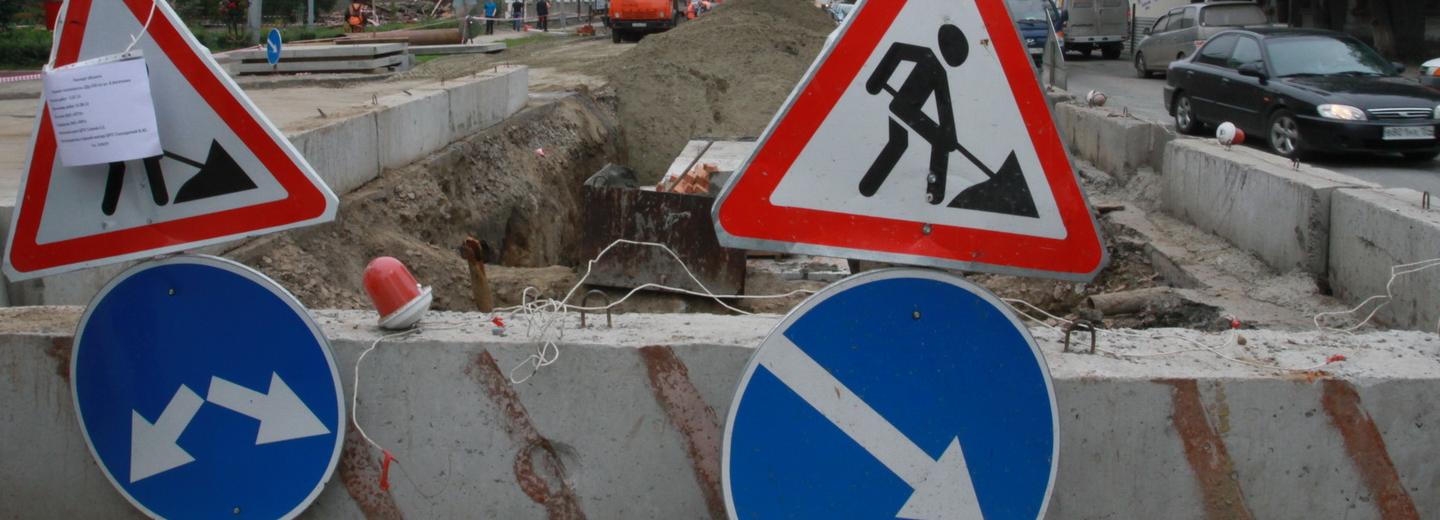 Улицу Некрасова в центре Новосибирска сузили на 4,5 метра