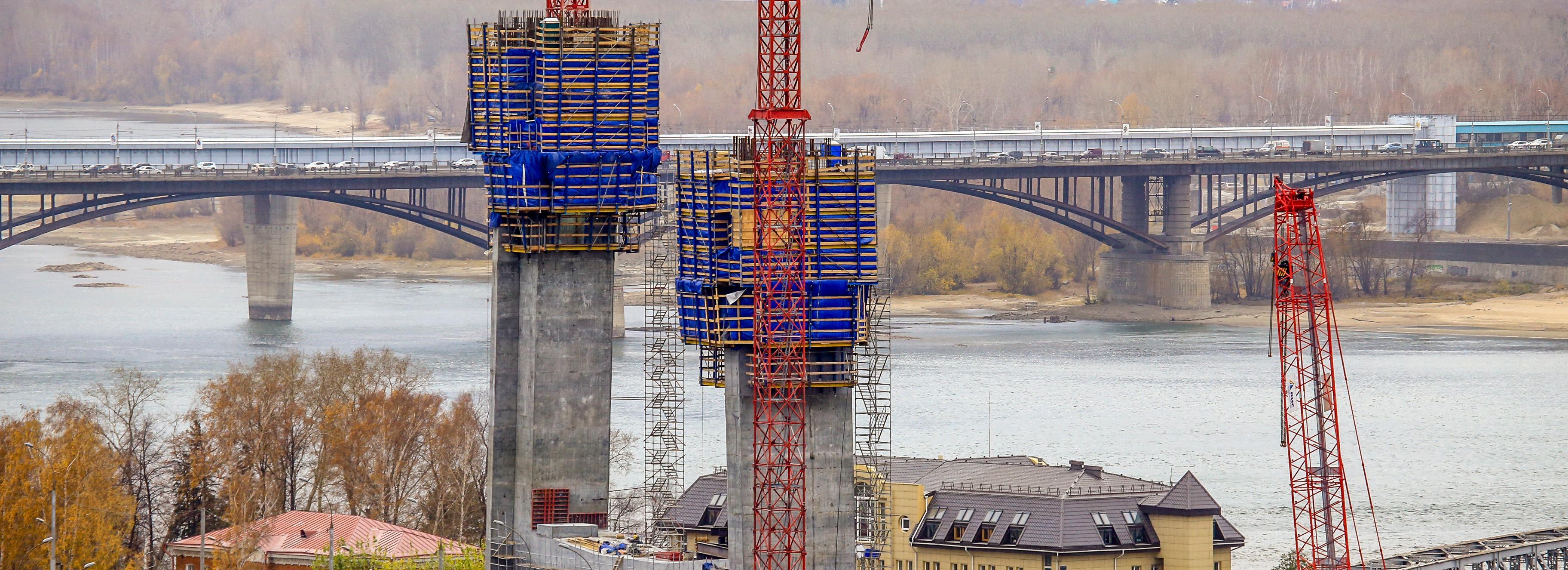 Рабочий погиб, сорвавшись с опоры четвёртого моста в Новосибирске
