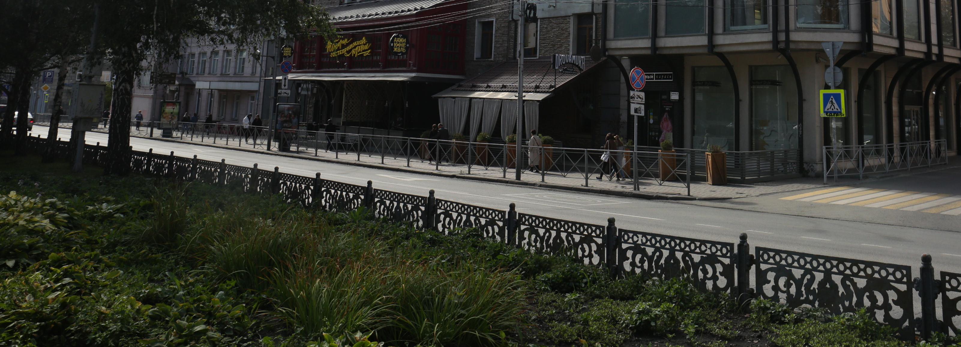 Начинают реконструкцию зелёного бульвара на Красном проспекте