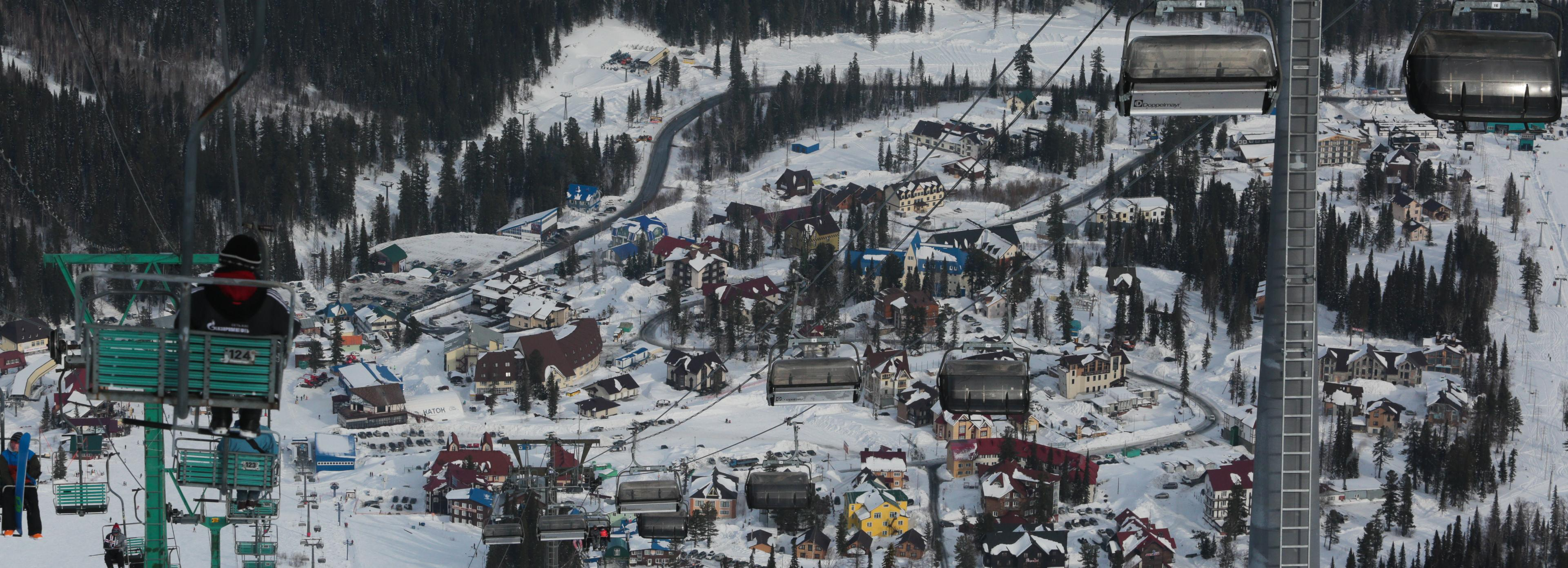 Новую канатную дорогу запустят в Шерегеше предстоящей зимой