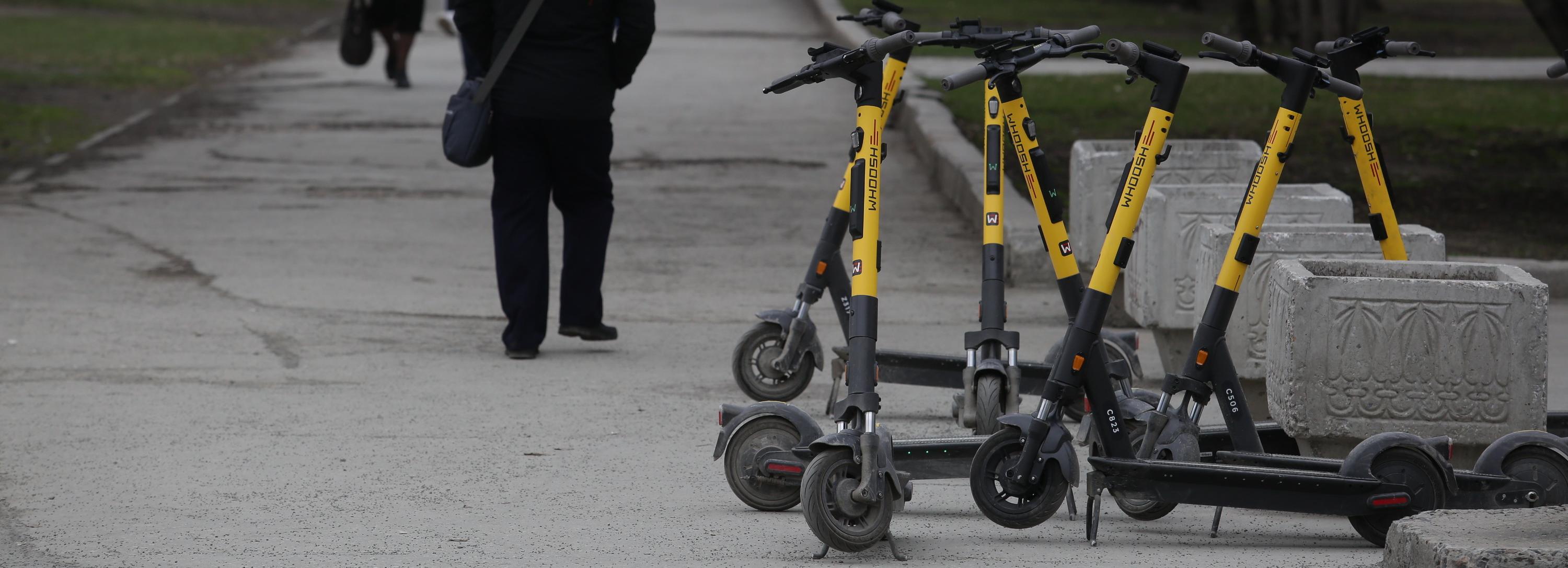 Электросамокаты для аренды исчезли с улиц Новосибирска