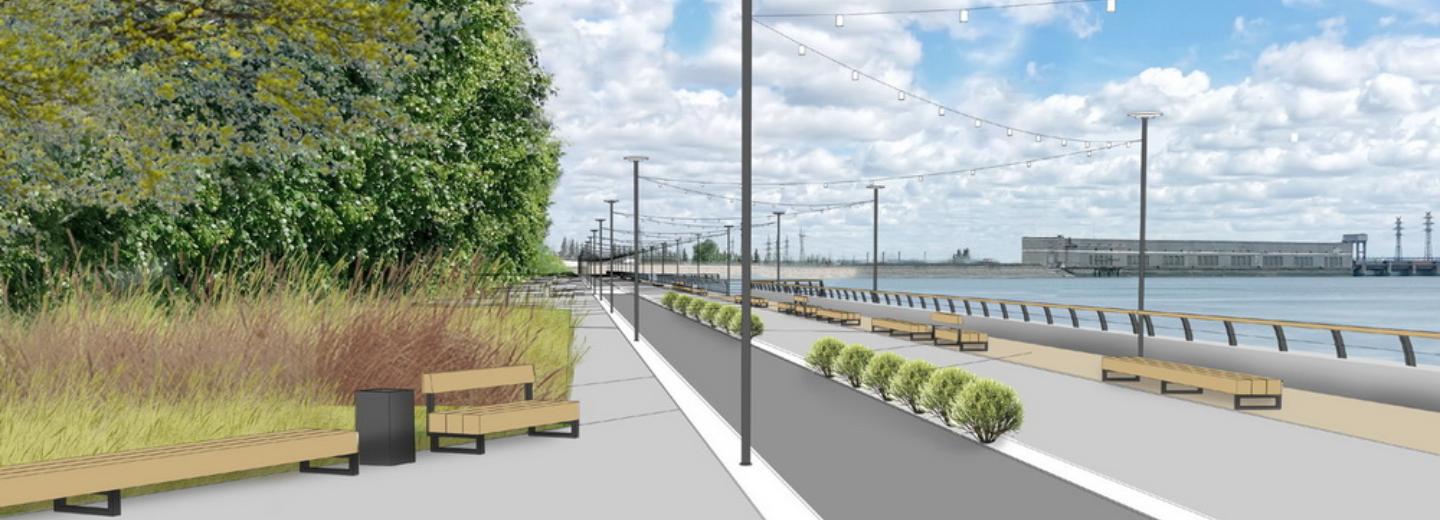 Зелёное голосование: погулять с детьми по набережной ОбьГЭС