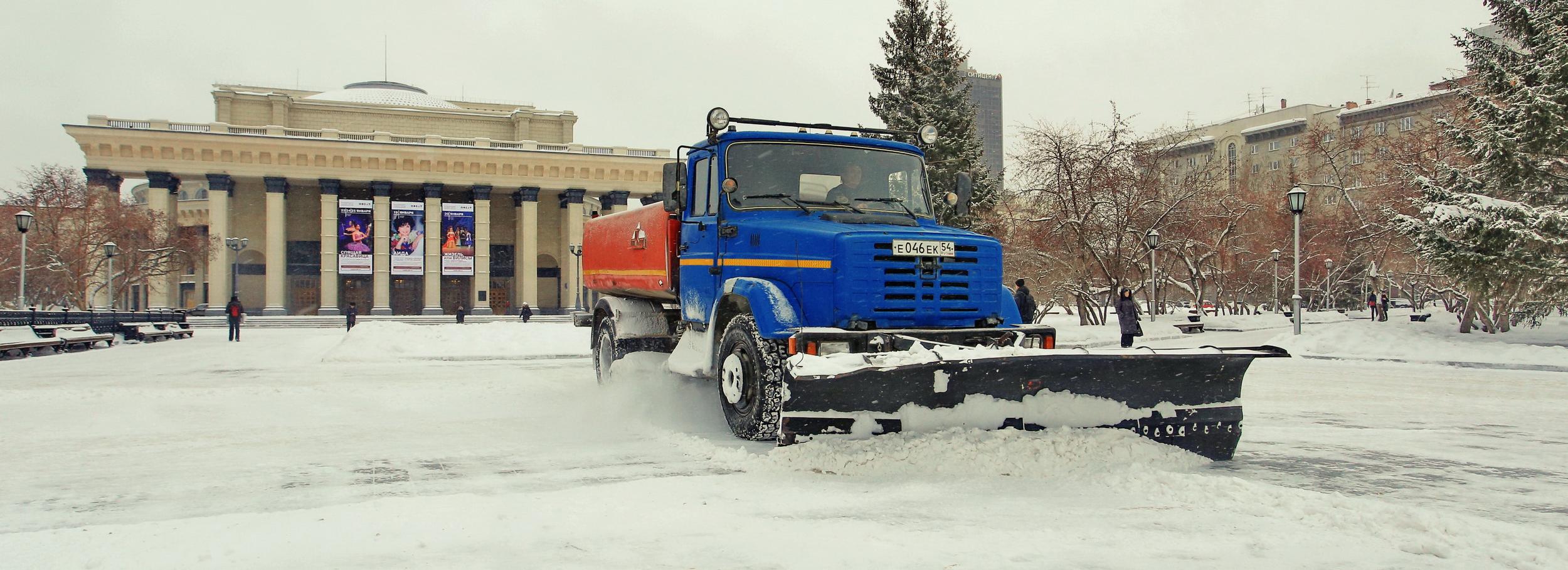 Где будут убирать снег 14 февраля в Новосибирске — список улиц