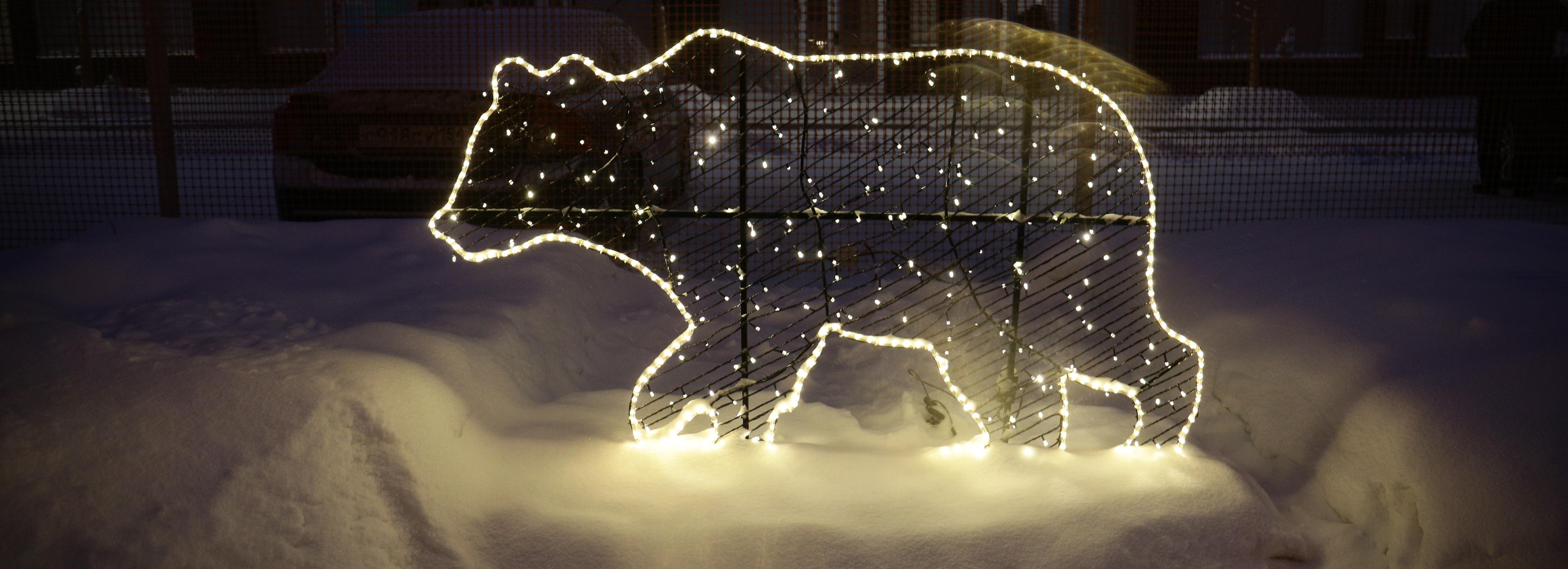 Бесплатные шары и медведи из Тюмени украсили Новосибирск к Новому году