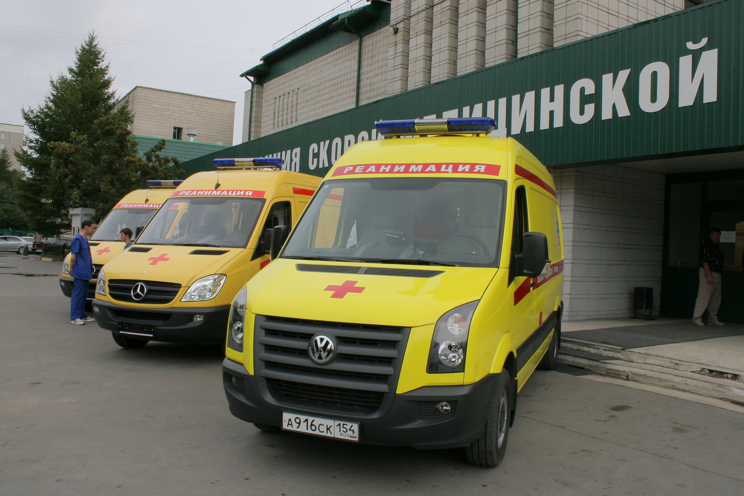 130 бригад скорой помощи круглосуточно выезжают на вызовы в Новосибирске