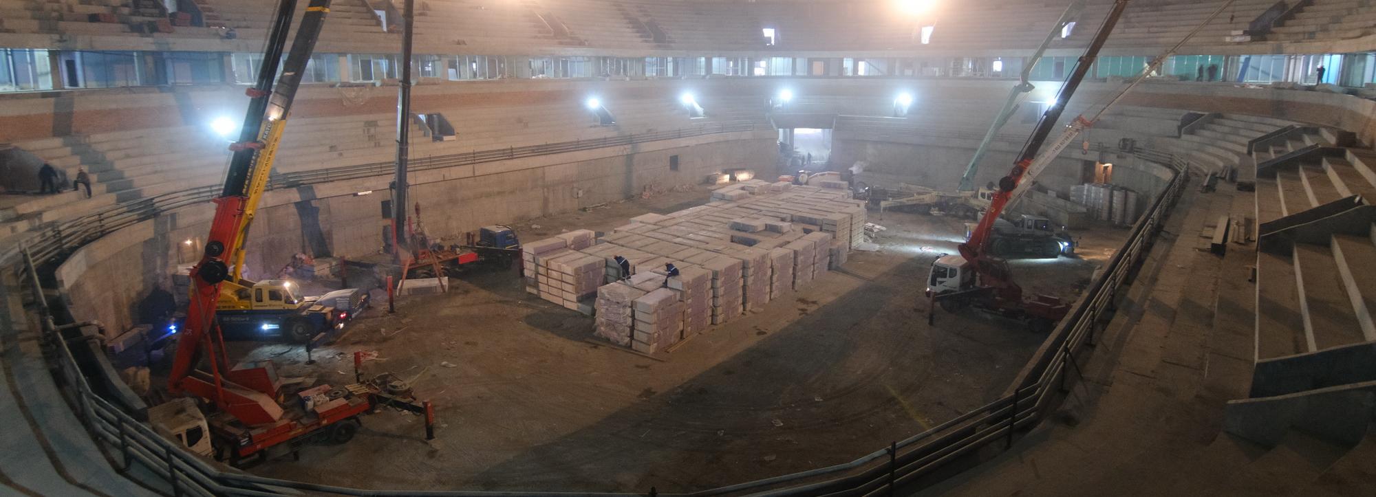 Отопление на главную арену ЛДС в Новосибирске дали раньше срока