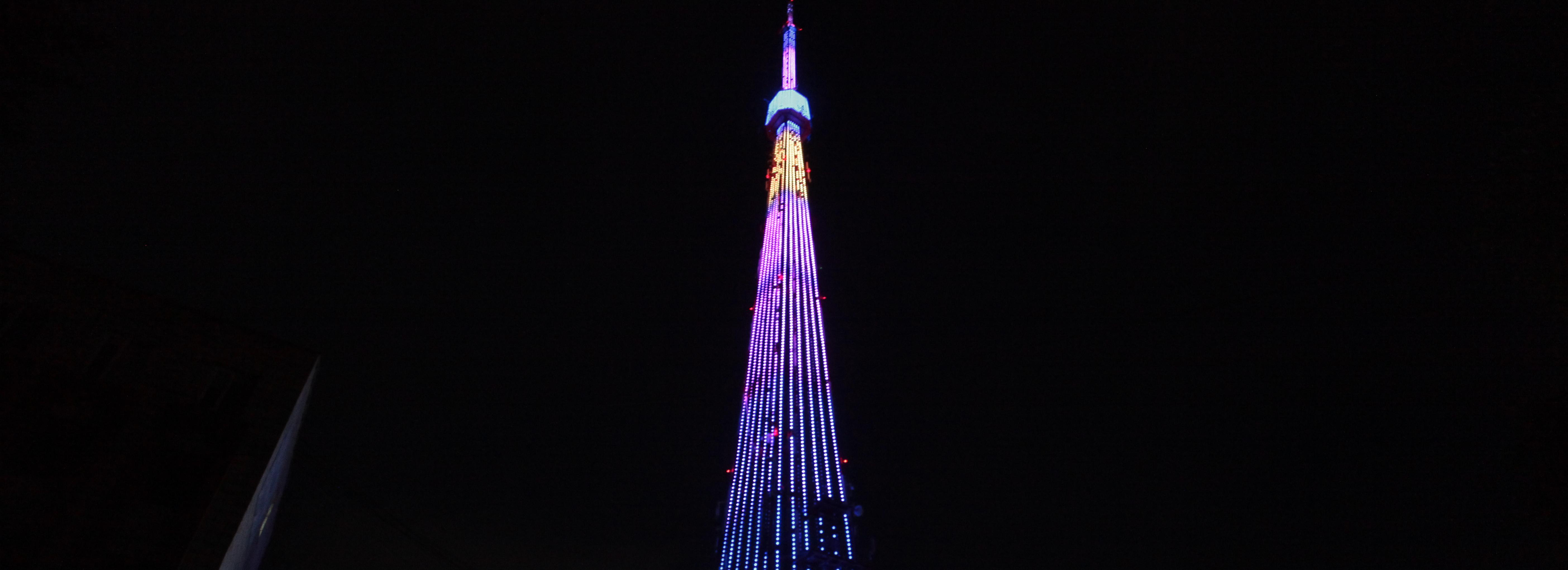 Отрывок из поэмы «Реквием» высветится на телебашне у площади Маркса