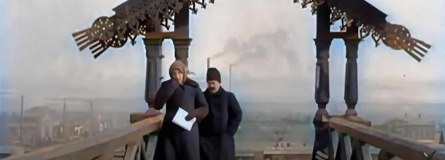 Нейросеть раскрасила кинохронику из Ново-Николаевска 1919 года