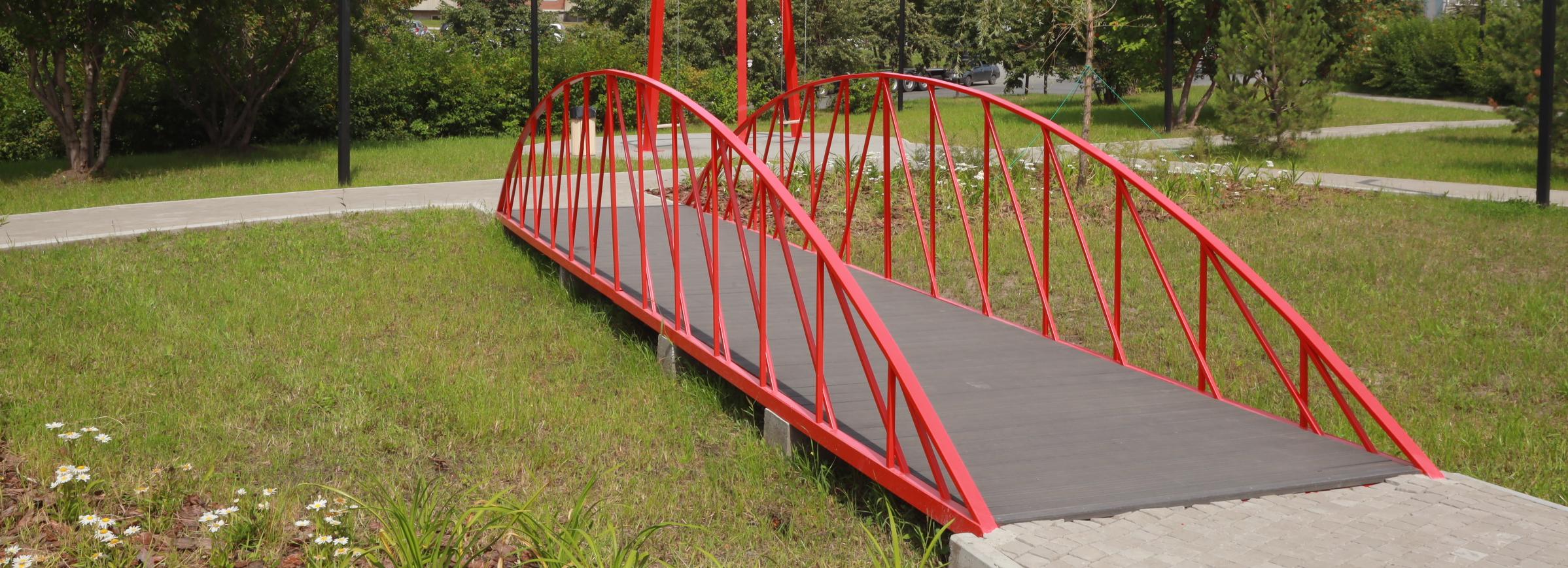 Мэр Кудрявцев: сквер Влюблённых с мини-копией моста открыли на Родниках