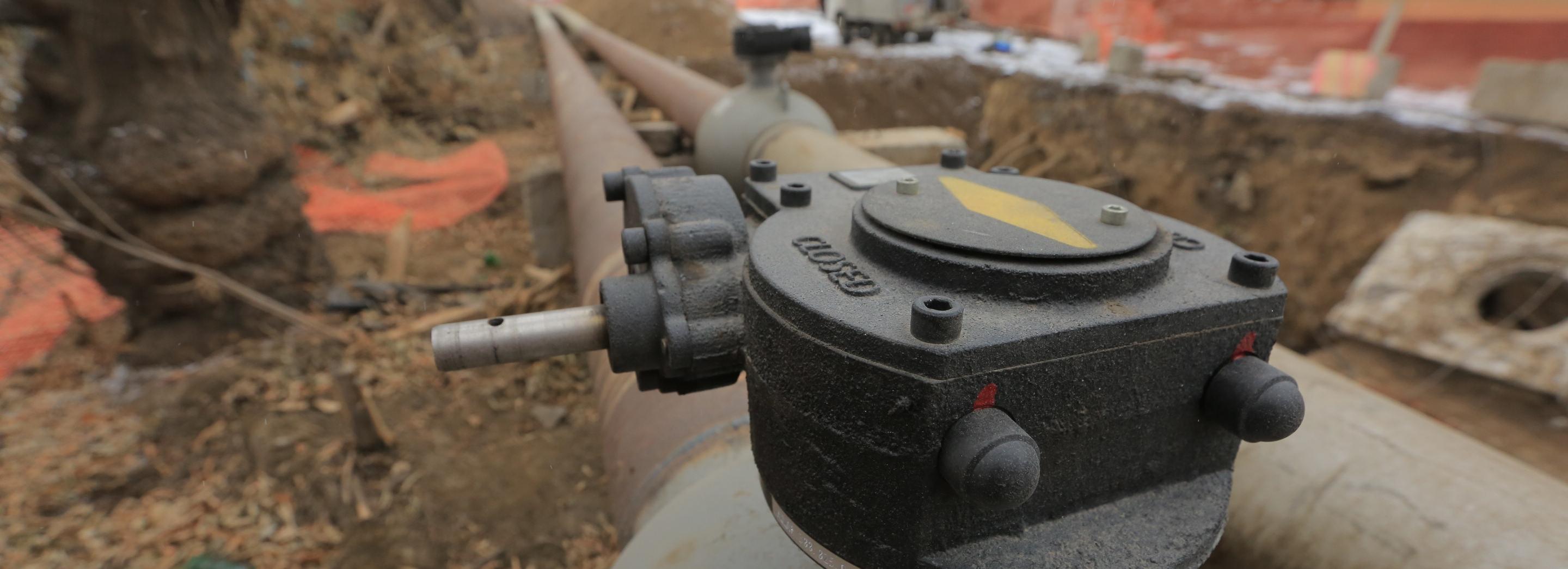 40 домов на Расточке остались без тепла из-за замены компенсатора