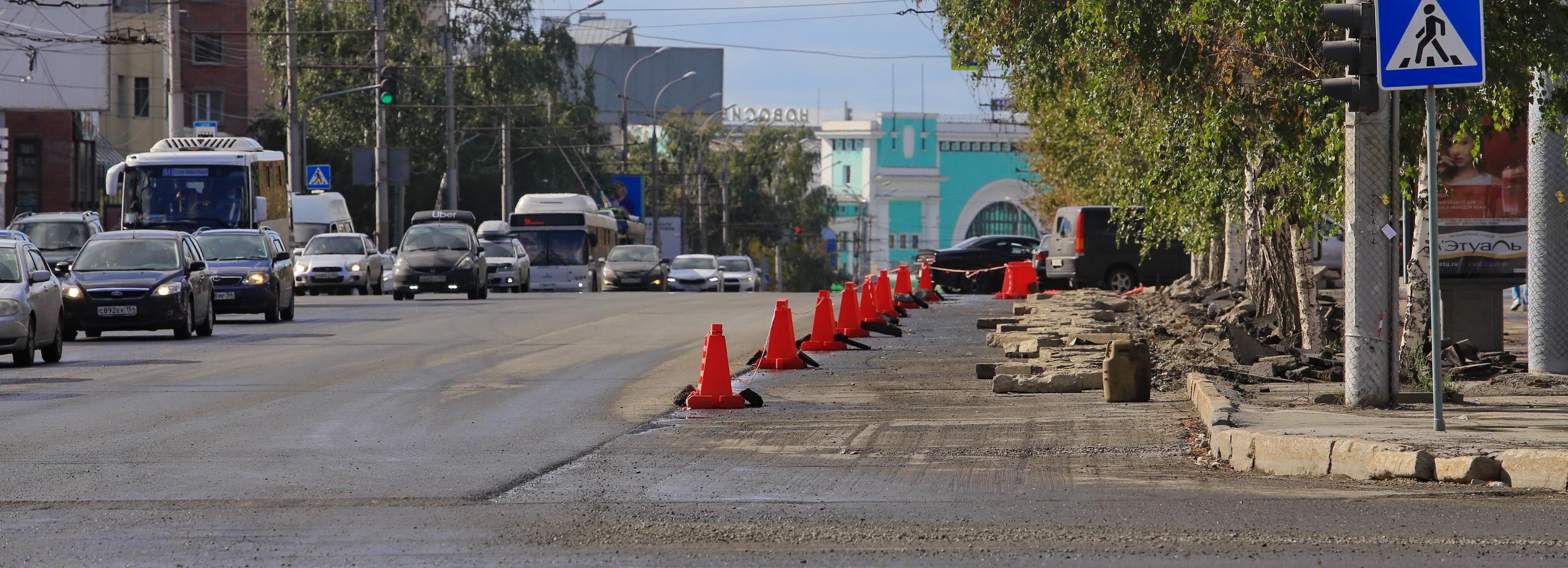 В Новосибирске отремонтировали в 1,5 раза больше дорог, чем в 2020 году
