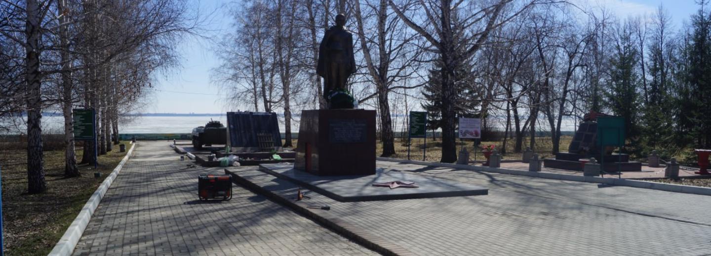 Памятник «Алёша» в честь воинов-освободителей реставрируют на ОбьГЭС