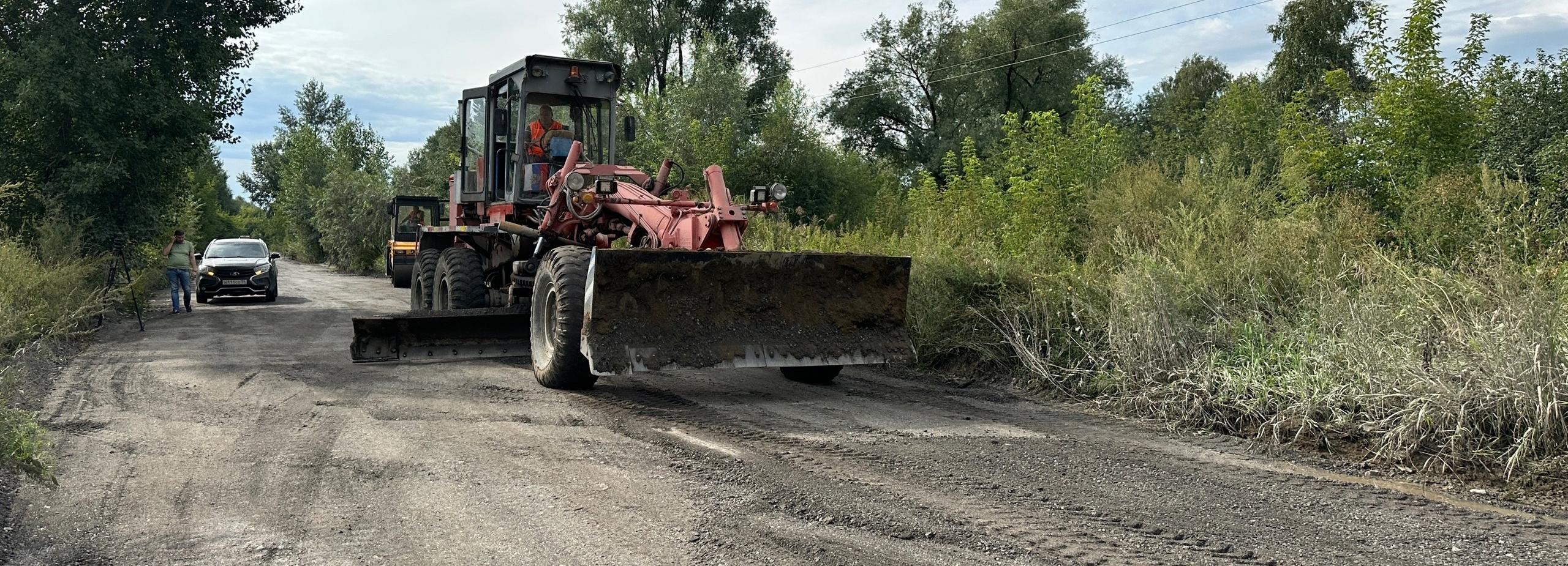 Дороги в частном секторе Новосибирска перестанут пылить после ремонта