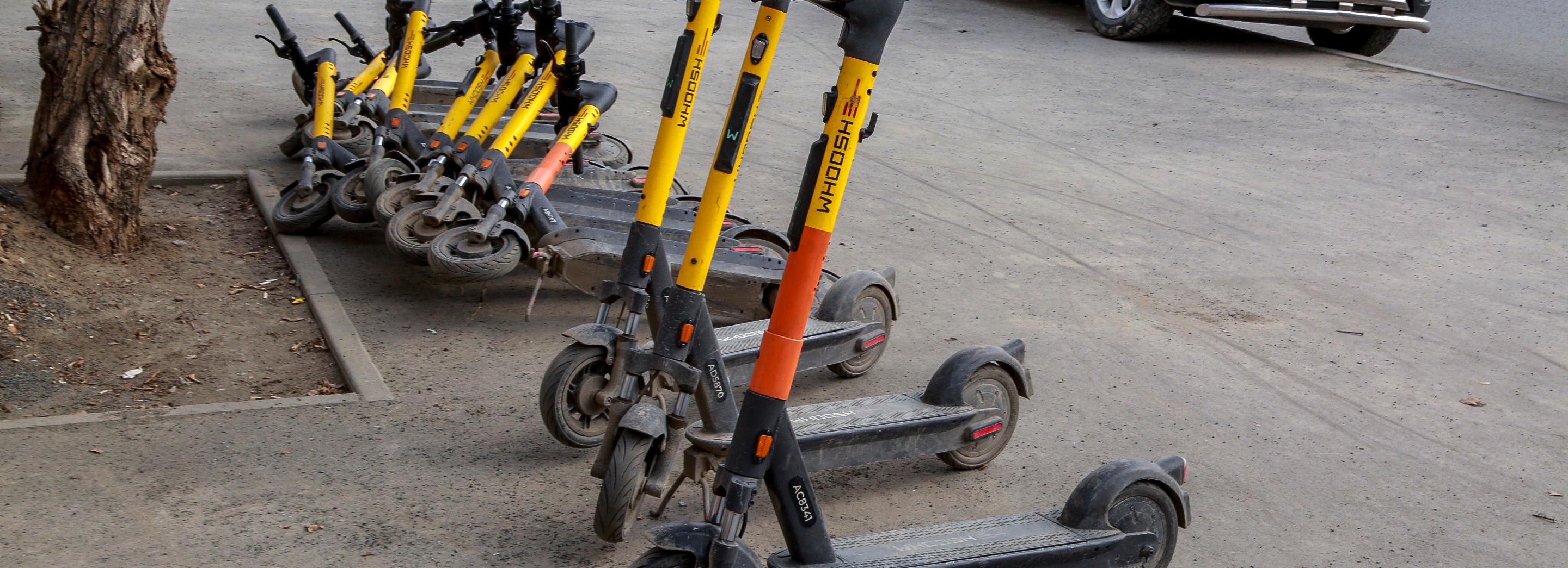 В аэропорту Толмачёво появились электросамокаты