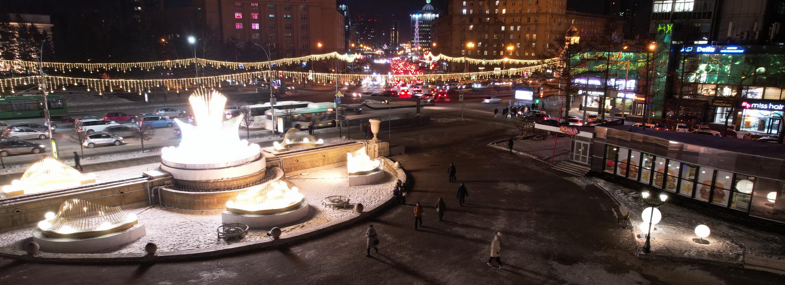 Светящиеся фигуры для уличных столбов на 2,8 млн закупают в Новосибирске