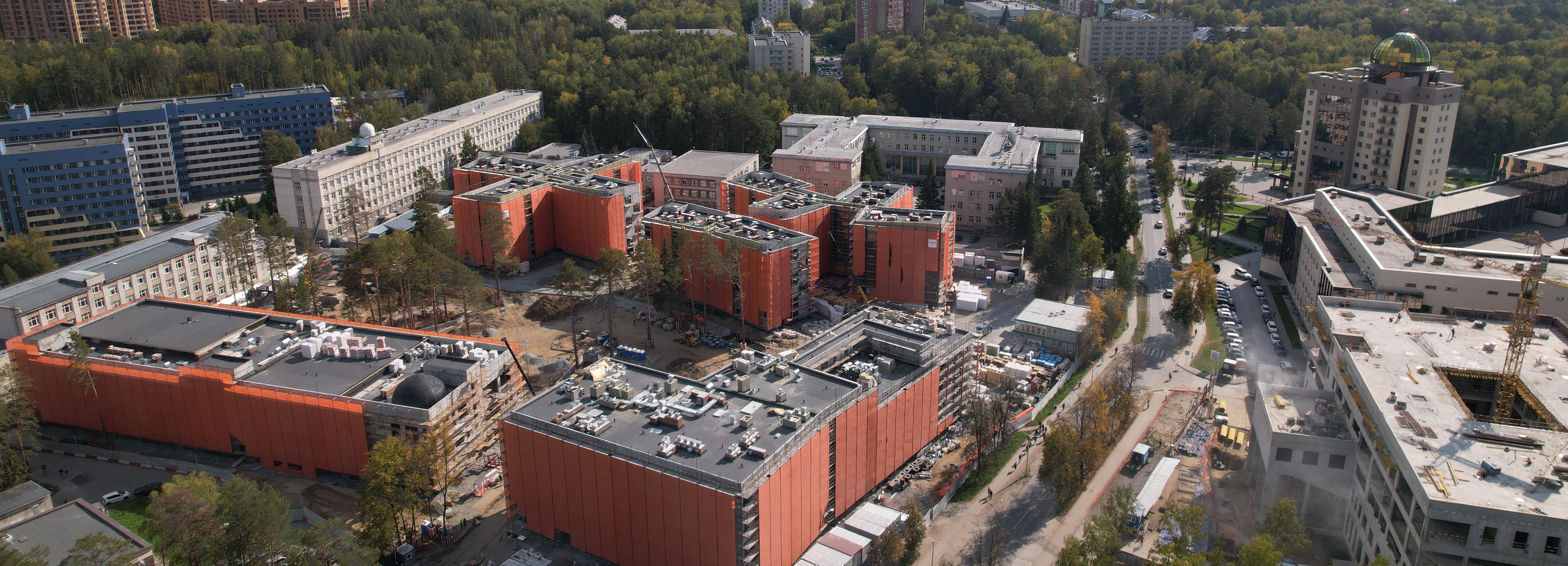 Строители кампуса мирового уровня НГУ сообщили об опережении графика