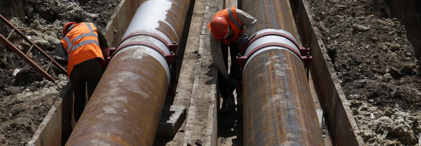 Пять улиц раскопали в Новосибирске из-за ремонта теплотрасс