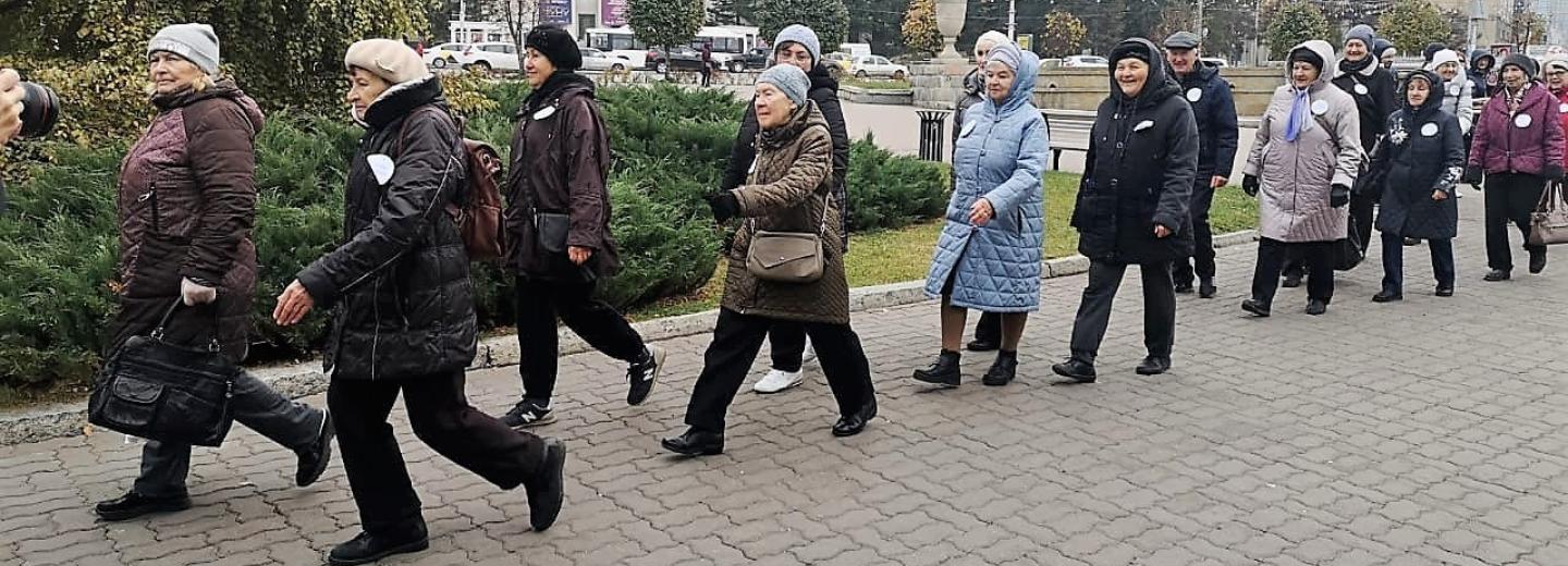 84-летняя жительница Новосибирска прошла 2000 шагов здоровья