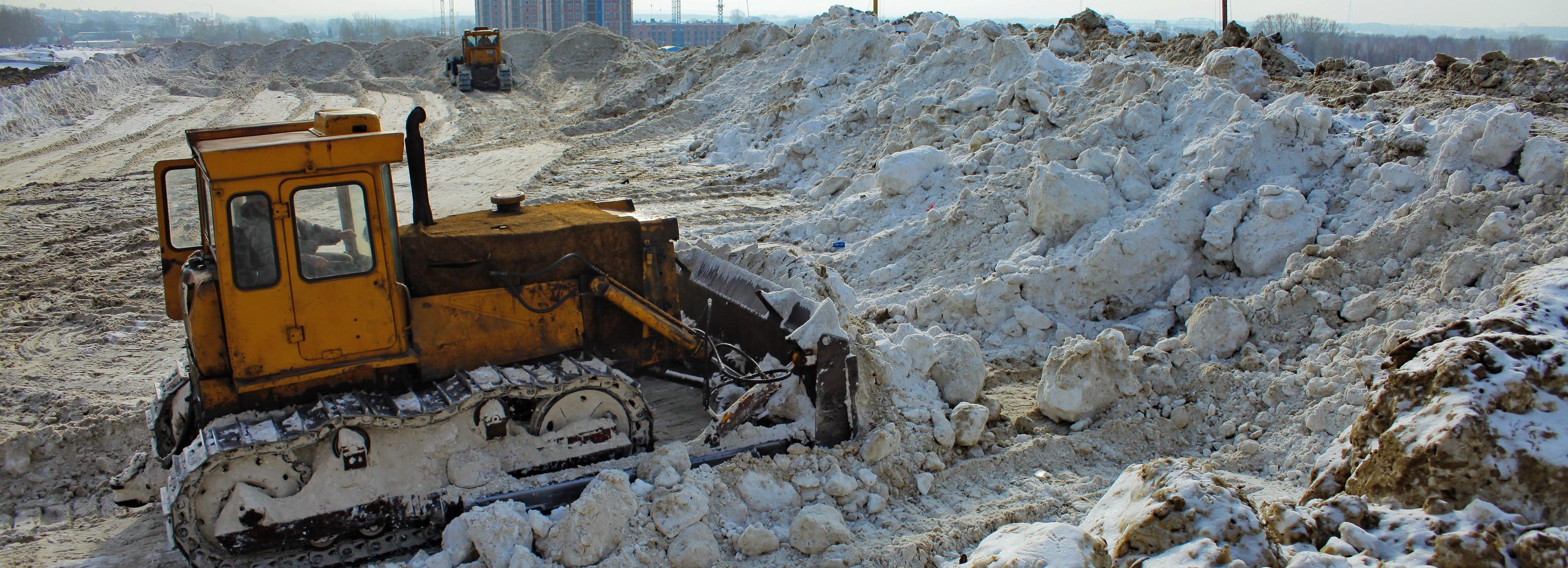 Десять мест для снегоотвалов определили в Новосибирске