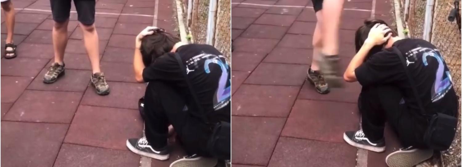 В Новосибирске следователи ищут парня, ударившего подростка ногой