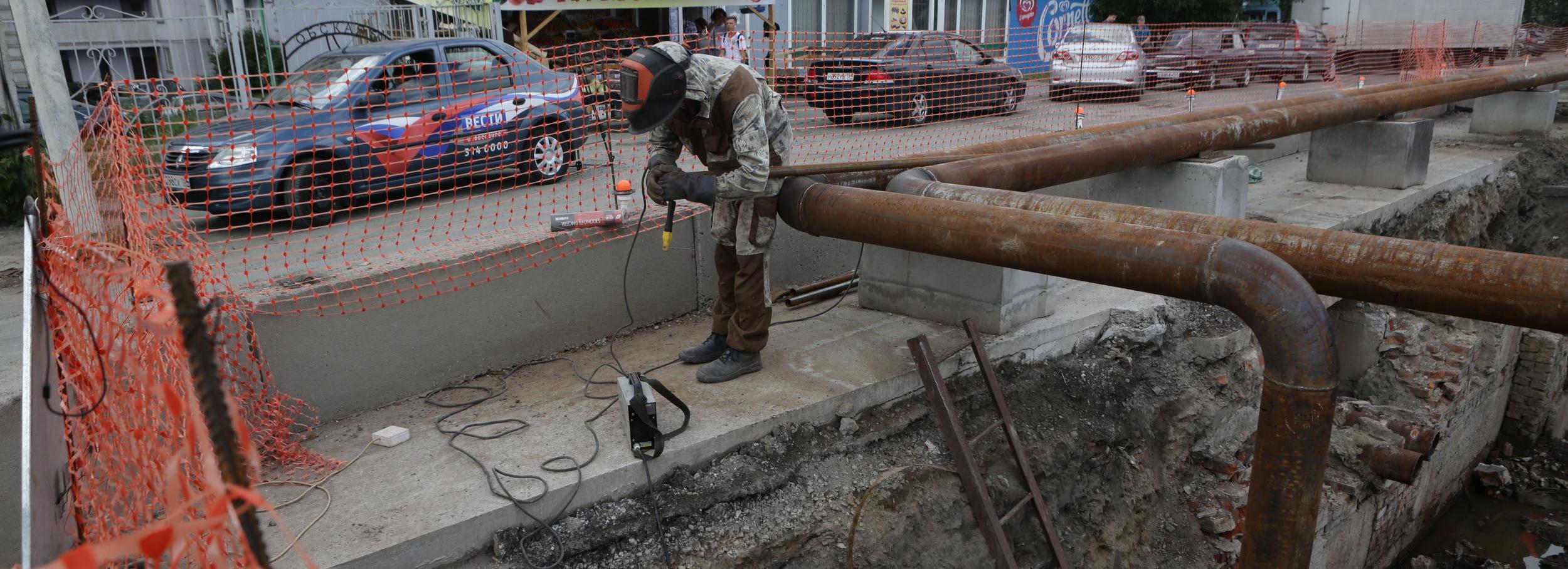 Одну улицу перекрыли и две сузили в центре Новосибирска