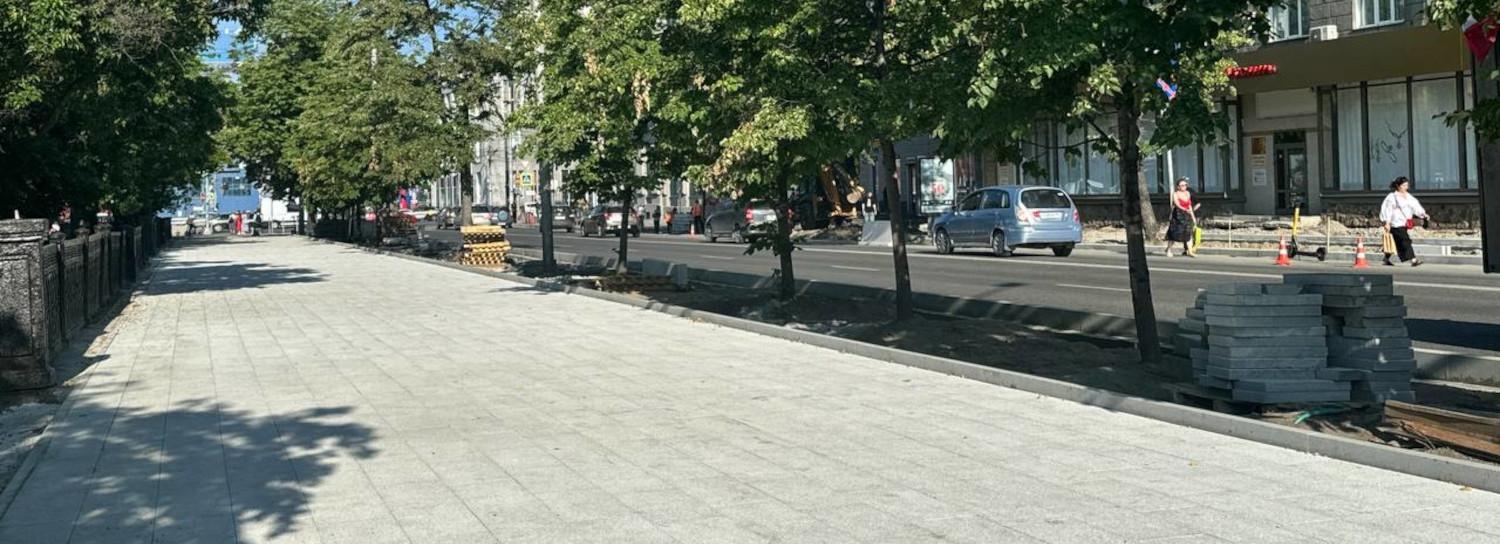 Мэр Кудрявцев выложил в соцсетях список обновлённых тротуаров