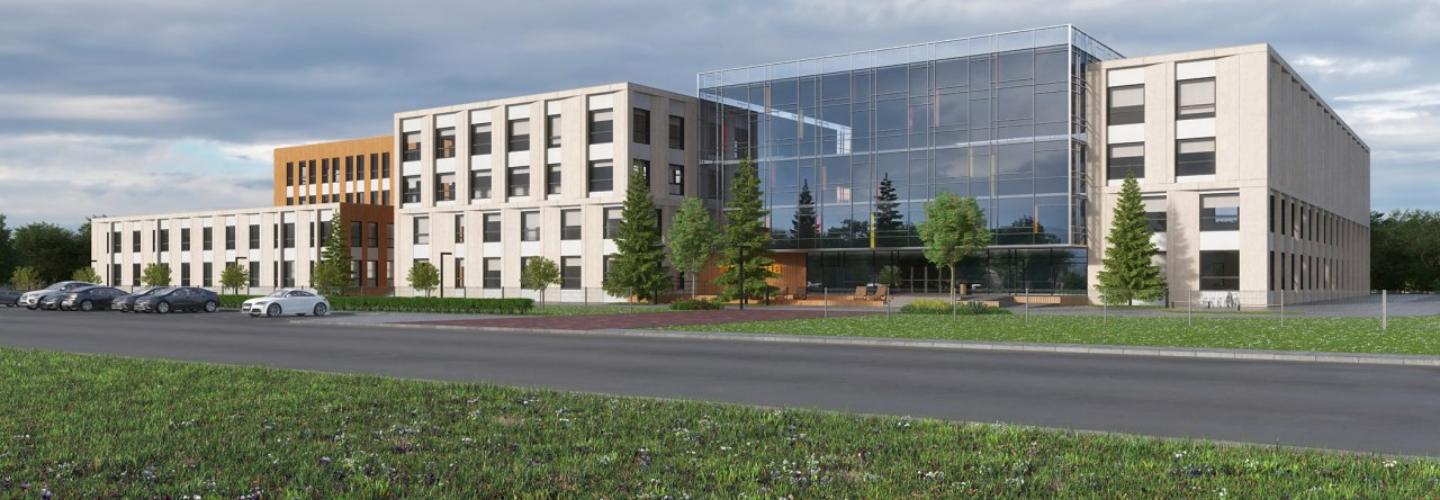 Школу-трансформер с двухэтажной библиотекой построят в ЖК «Ясный берег»