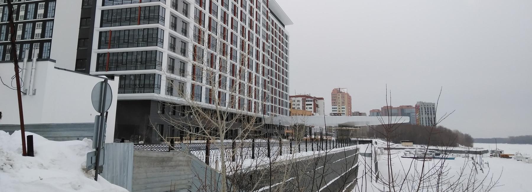 «Парящий мост» построили в Новосибирске