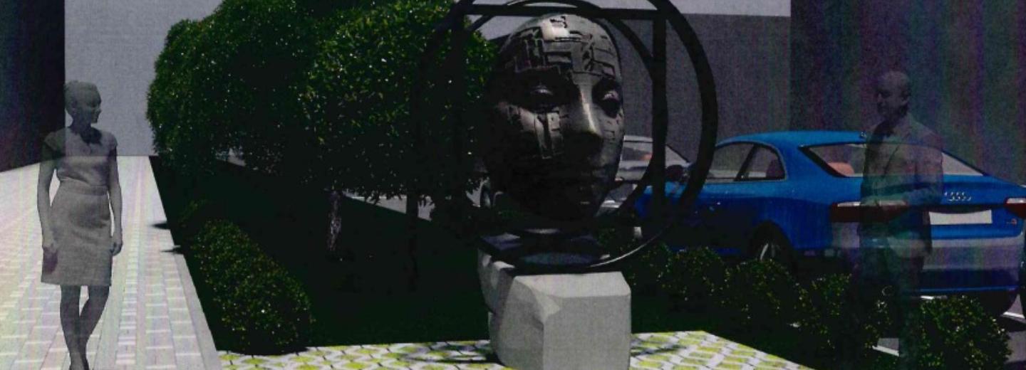 Новосибирцы попросили не устанавливать бронзовую маску в центре города