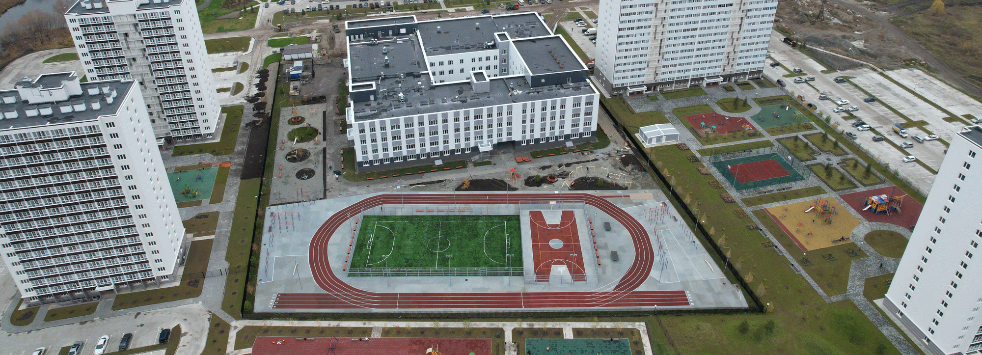 Новую школу на Забалуева построили в рекордно короткие сроки