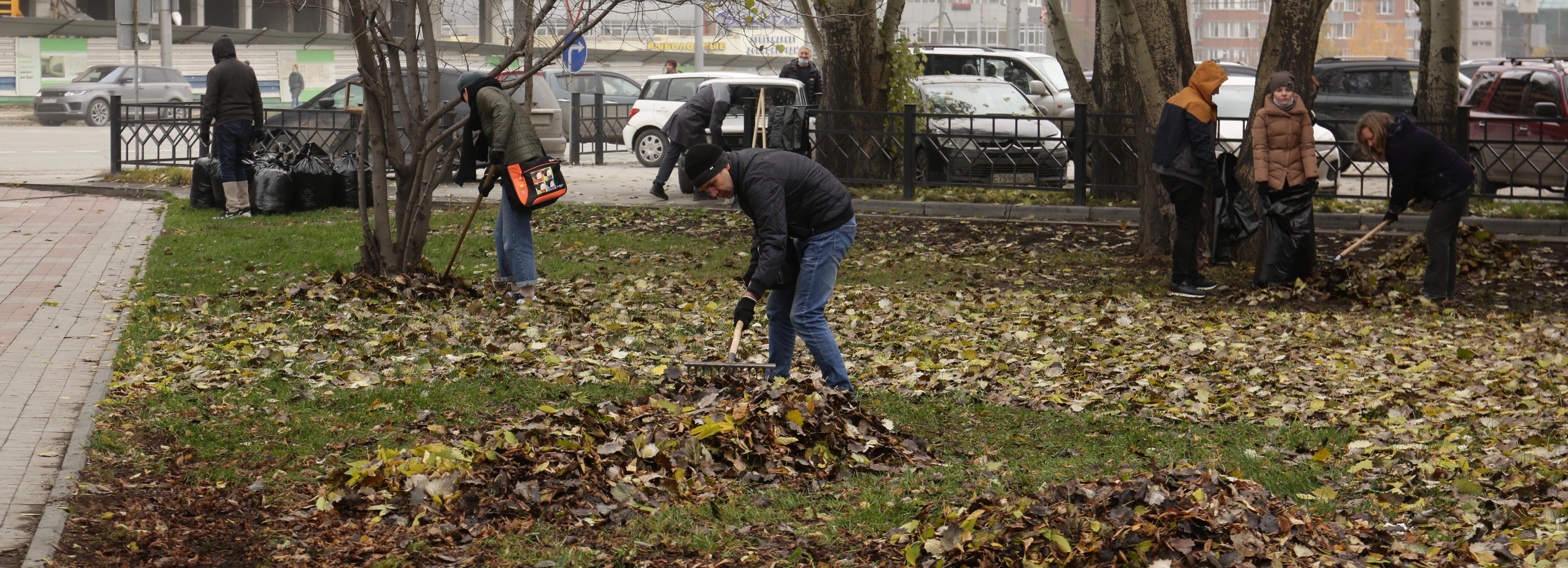 Масштабный субботник досрочно стартовал в Новосибирске