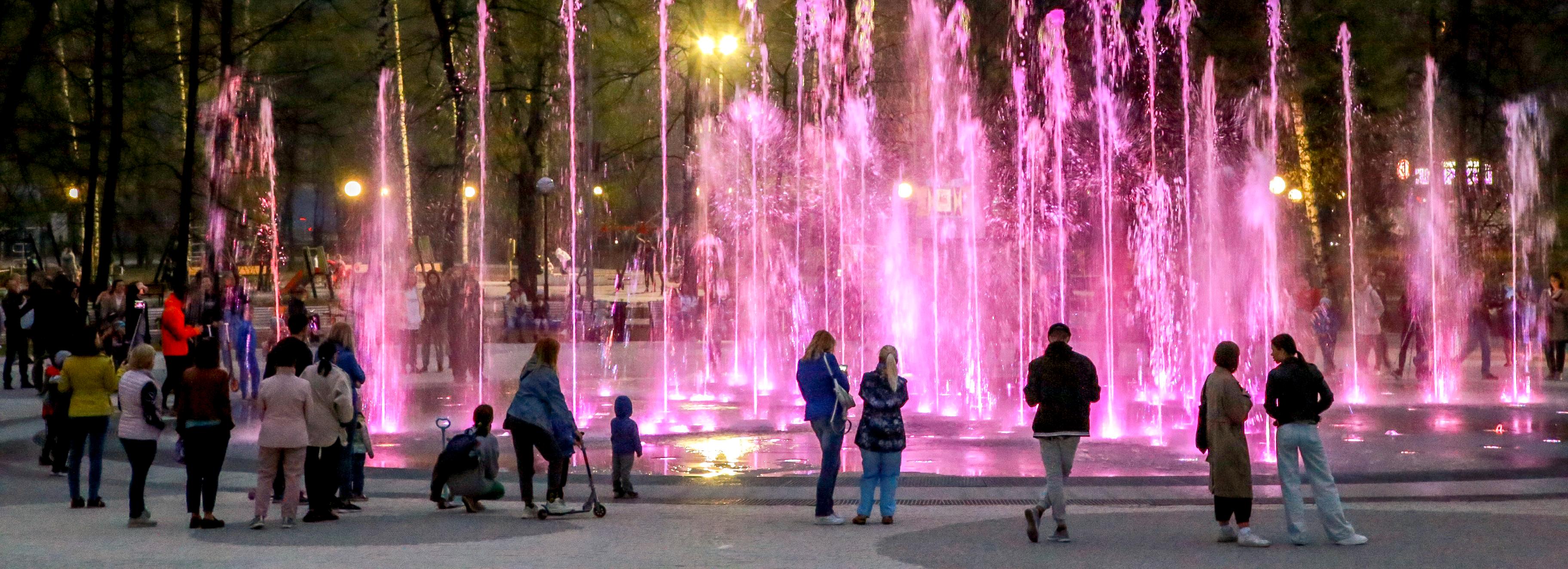 Сезон фонтанов закроют грандиозным лазерным шоу в Центральном парке